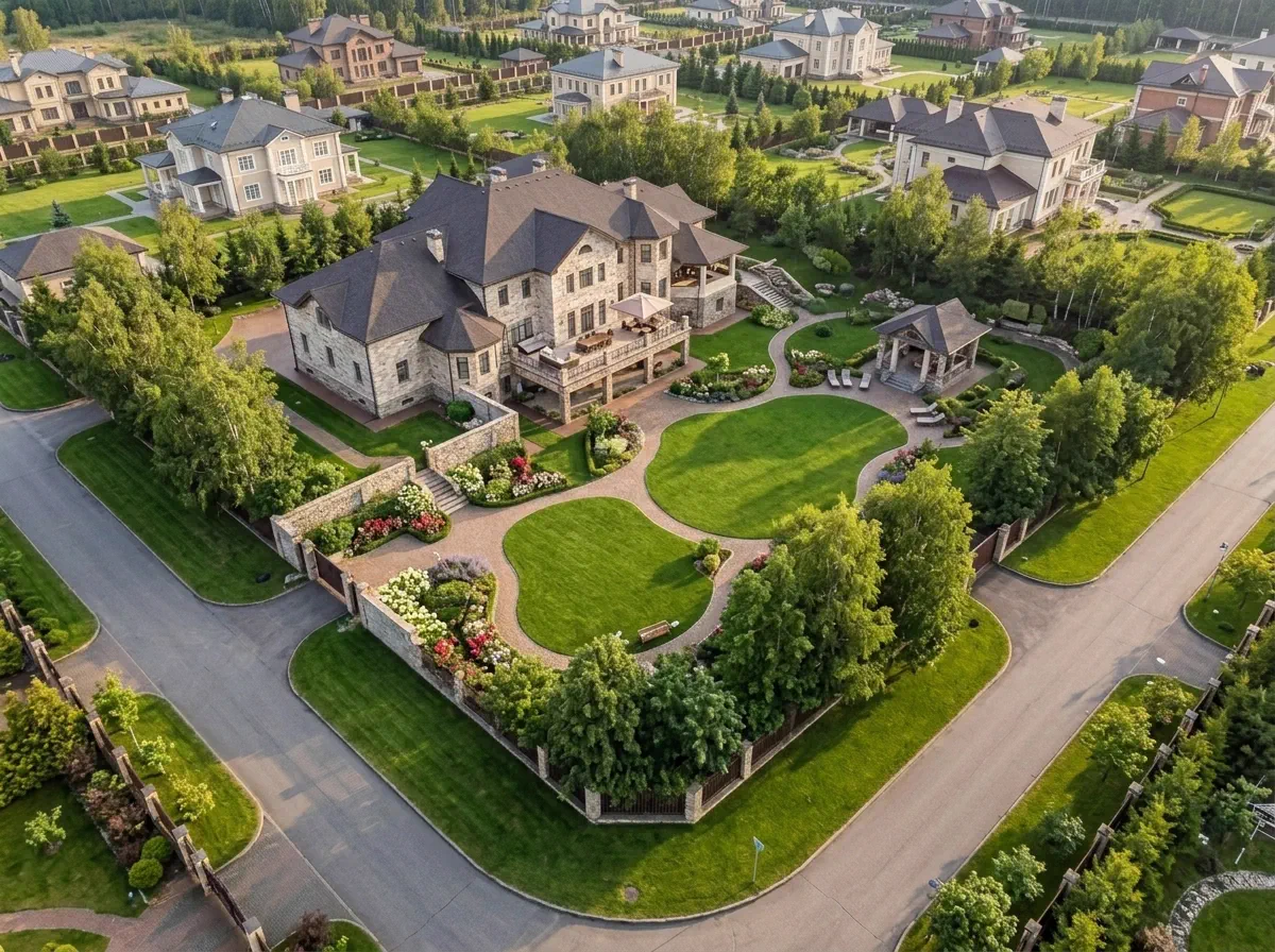 Завершённая система коммуникаций на участке